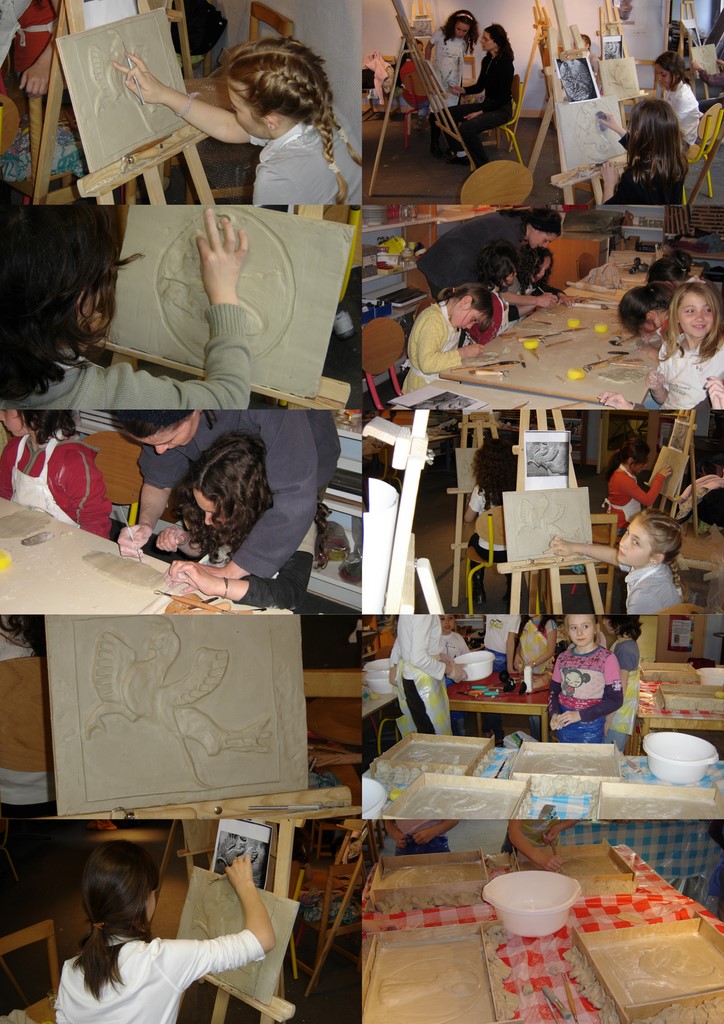 ​STage pour enfant  de Modelage/Moulage en 2008 
