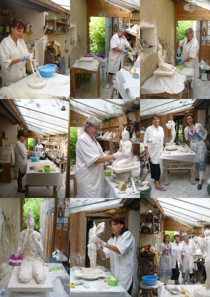 Stage de sculpture chez Valia /2014